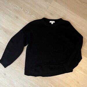 Treasure & Bond Women's Soft Black Sweater XS Oversized